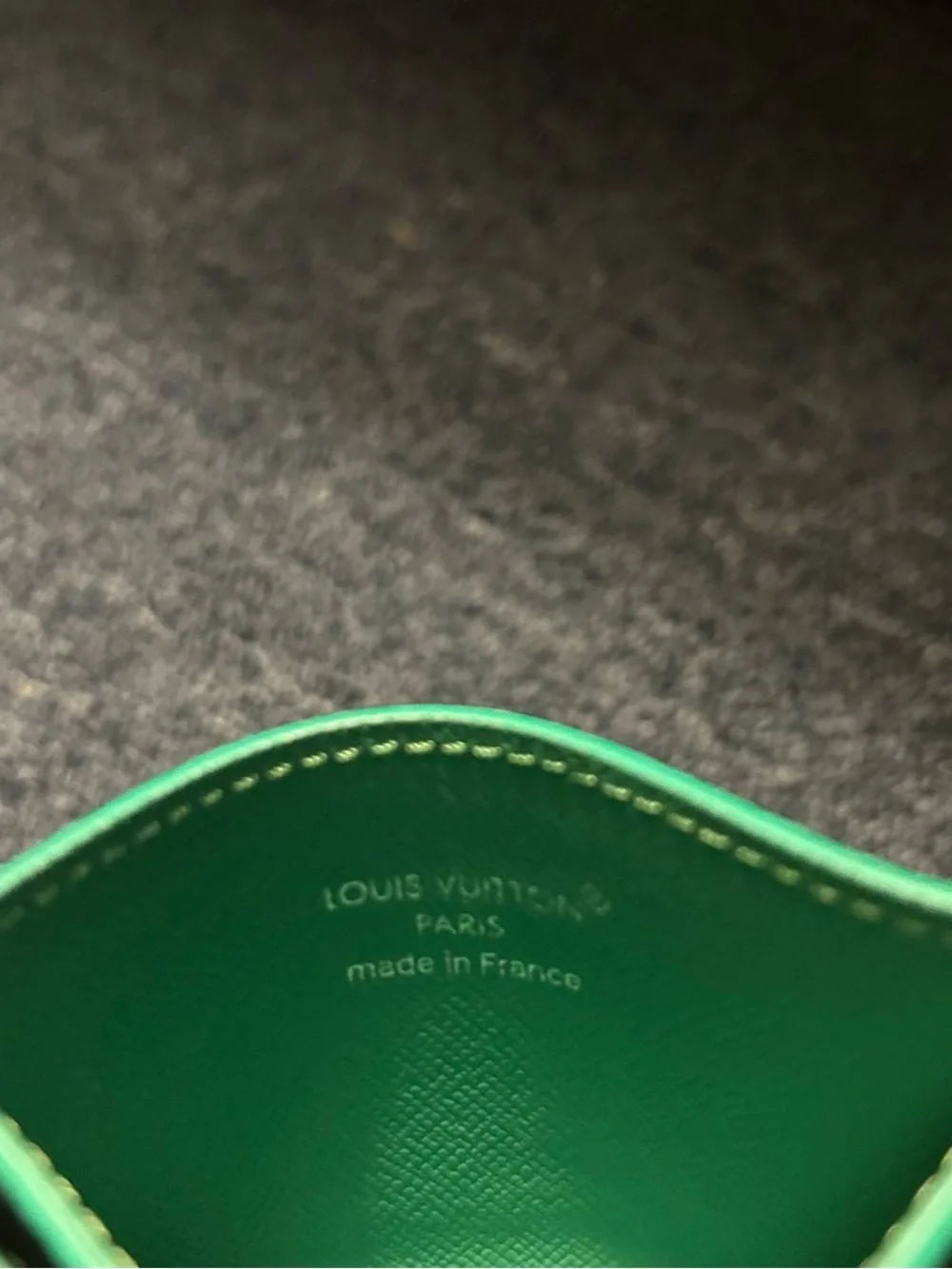Louis Vuitton Golf Green Card Holder
